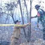 Bupati Banyuasin-Danrem 044/Gapo Segel 2 Lahan Kebakaran
