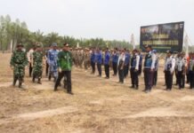 Upacara TMMD Ke-130: Perwakilan Lembaga Pertahanan dan Keamanan Daerah Hadir Penuh