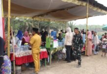 Warga Desa Mangulak Nikmati Layanan Bazar dan Pengobatan Gratis di Hari Pertama TMMD